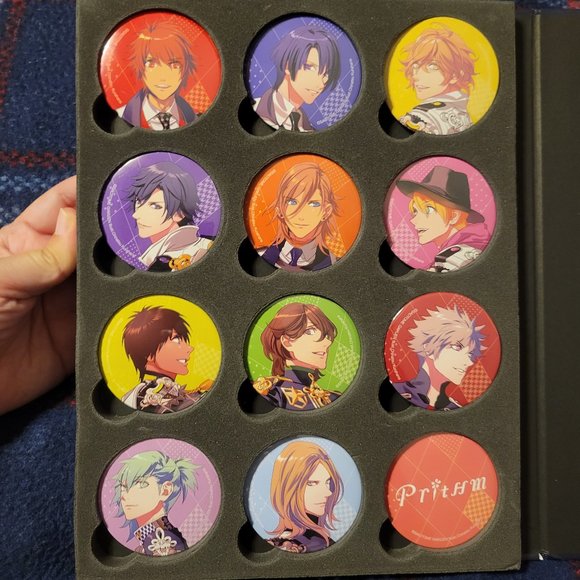 Uta no Prince-sama Prithm Animate 12 Pin Button Set + Display Case Binder - Picture 8 of 8